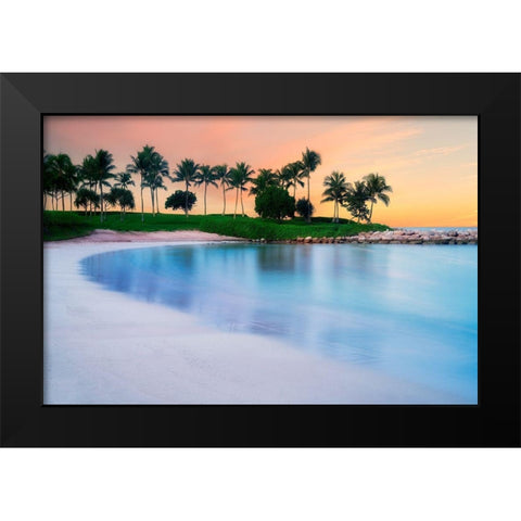 Sweet Serene Black Modern Wood Framed Art Print by Frates, Dennis