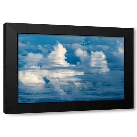 In the Clouds Black Modern Wood Framed Art Print with Double Matting by Frates, Dennis