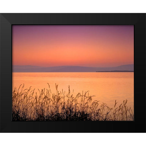 Golden Hour Black Modern Wood Framed Art Print by Frates, Dennis