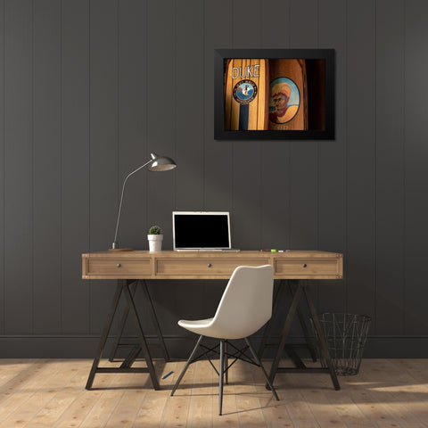 Surf Hawaii Black Modern Wood Framed Art Print by Frates, Dennis