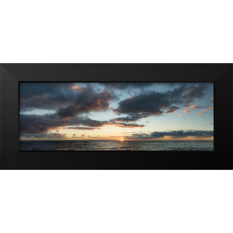 Horizon Line Black Modern Wood Framed Art Print by Frates, Dennis