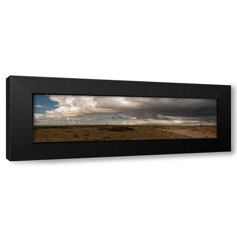 Cloudy Landscape Black Modern Wood Framed Art Print with Double Matting by Frates, Dennis