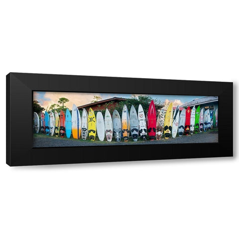 Board Meeting Black Modern Wood Framed Art Print by Frates, Dennis