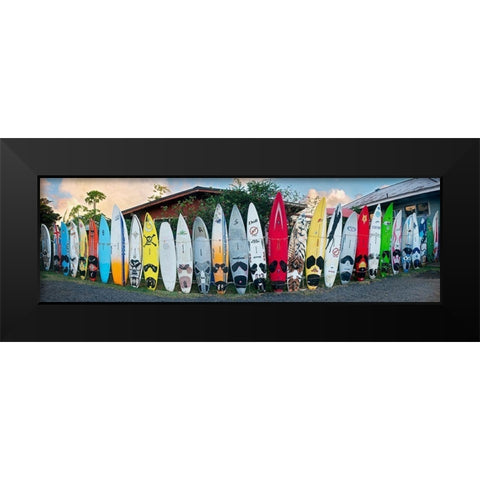 Board Meeting Black Modern Wood Framed Art Print by Frates, Dennis