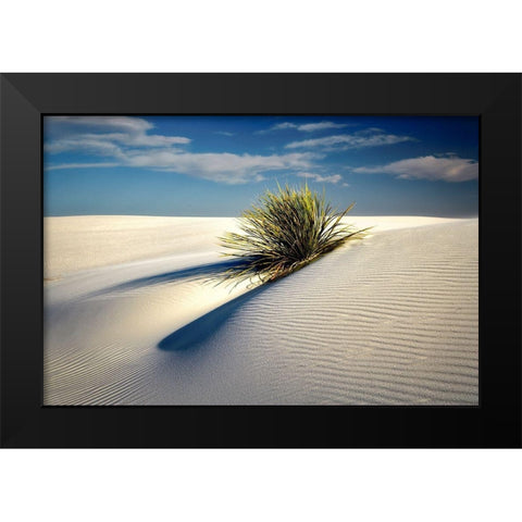 Dune Black Modern Wood Framed Art Print by Frates, Dennis
