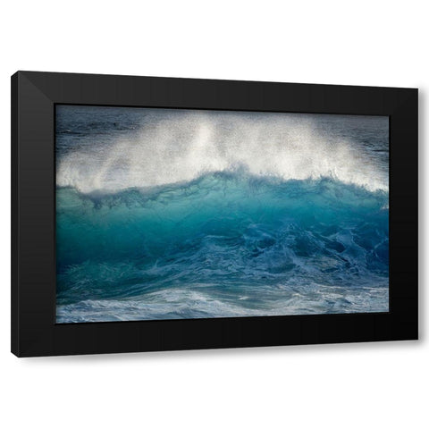 Crest Black Modern Wood Framed Art Print with Double Matting by Frates, Dennis