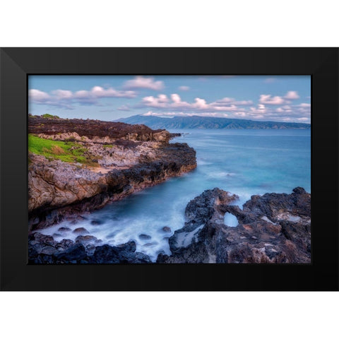 Clifford Black Modern Wood Framed Art Print by Frates, Dennis
