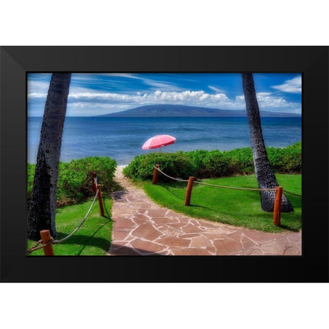 Pathway Black Modern Wood Framed Art Print by Frates, Dennis