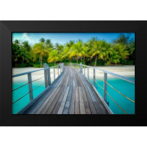 Path to Calm Black Modern Wood Framed Art Print by Frates, Dennis