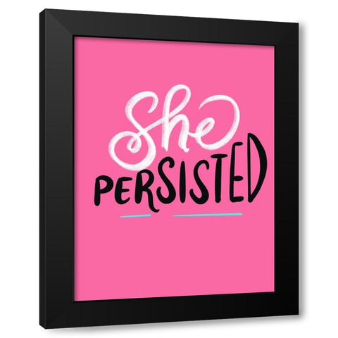 You Are Right Black Modern Wood Framed Art Print by Batista, Dee