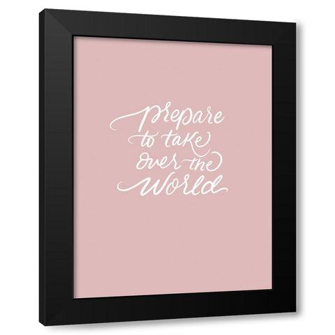 Prepare Black Modern Wood Framed Art Print with Double Matting by Batista, Dee