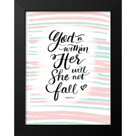 Within Black Modern Wood Framed Art Print by Batista, Dee