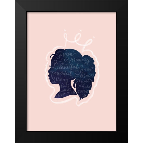 Beautiful Black Modern Wood Framed Art Print by Batista, Dee