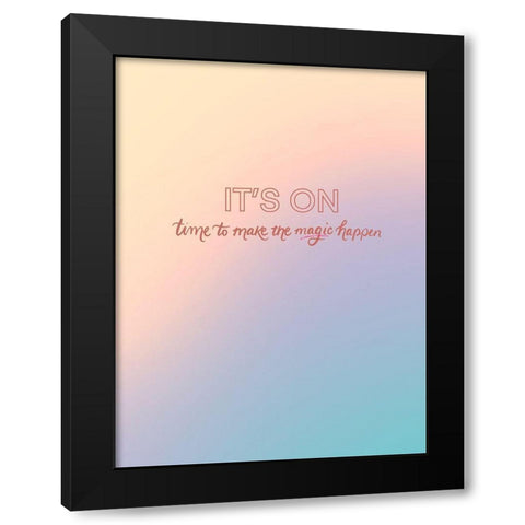 Its On Black Modern Wood Framed Art Print with Double Matting by Batista, Dee