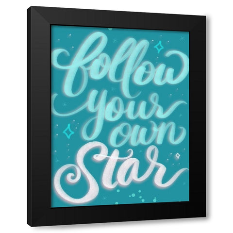 Follow Black Modern Wood Framed Art Print with Double Matting by Batista, Dee