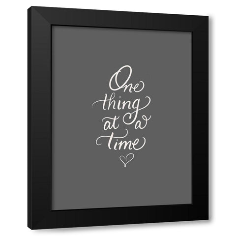 One Black Modern Wood Framed Art Print with Double Matting by Batista, Dee