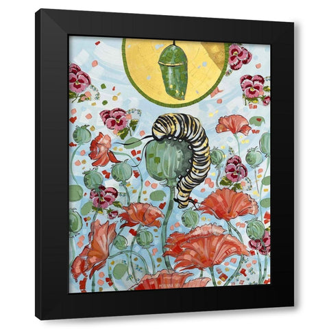 Evolve Black Modern Wood Framed Art Print with Double Matting by Ihde, McKenna