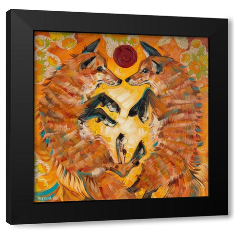 Ask the Oracle Black Modern Wood Framed Art Print with Double Matting by Ihde, McKenna