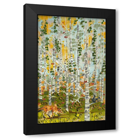 We Can See You Black Modern Wood Framed Art Print by Ihde, McKenna