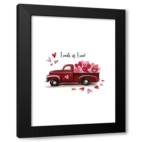 Loads of Love Black Modern Wood Framed Art Print with Double Matting by Tyndall, Elizabeth