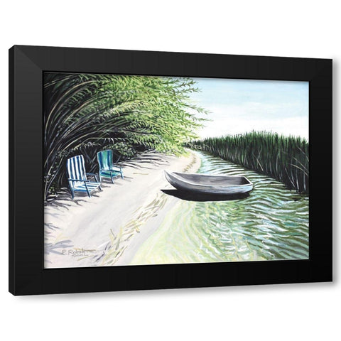 Just You and I Black Modern Wood Framed Art Print with Double Matting by Tyndall, Elizabeth