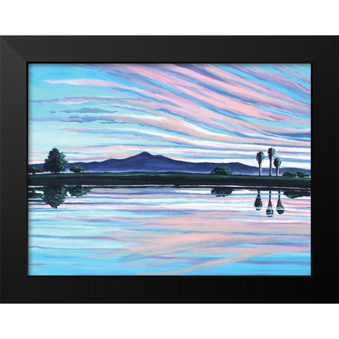 The Magic is in the Water Black Modern Wood Framed Art Print by Tyndall, Elizabeth