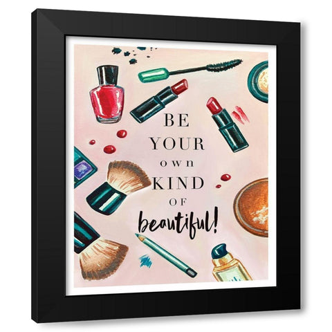 Your Own Kind of Beautiful Black Modern Wood Framed Art Print by Tyndall, Elizabeth