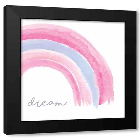 Dream Rainbow Black Modern Wood Framed Art Print by Tyndall, Elizabeth