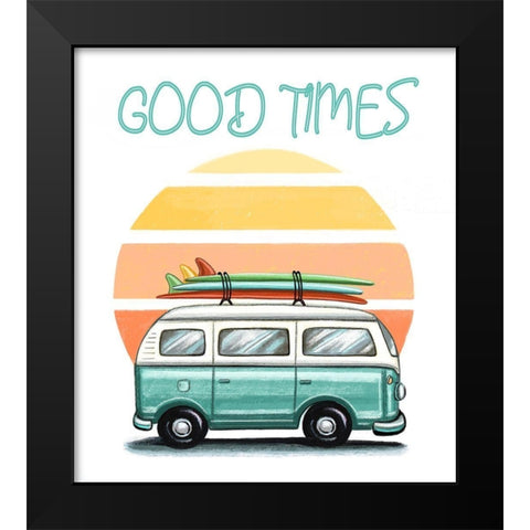 Good Times Black Modern Wood Framed Art Print by Tyndall, Elizabeth