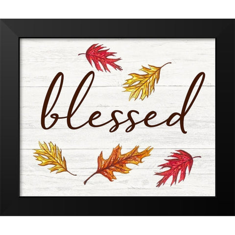 Blessed Black Modern Wood Framed Art Print by Tyndall, Elizabeth