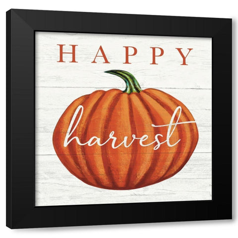 Happy Harvest Black Modern Wood Framed Art Print by Tyndall, Elizabeth