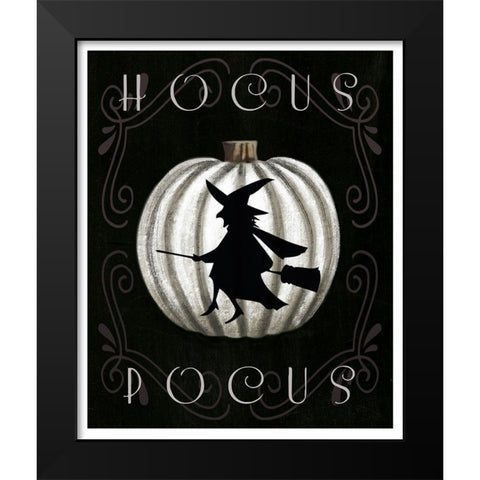 Hocus Pocus Black Modern Wood Framed Art Print by Tyndall, Elizabeth