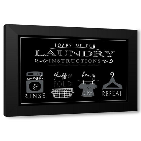 Loads of Fun Black Modern Wood Framed Art Print with Double Matting by Tyndall, Elizabeth