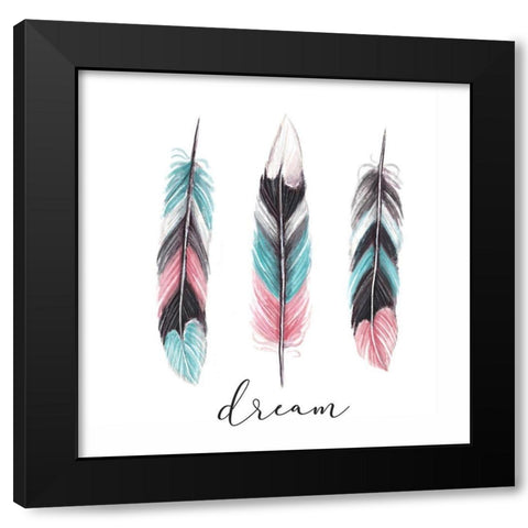 Dream Black Modern Wood Framed Art Print with Double Matting by Tyndall, Elizabeth