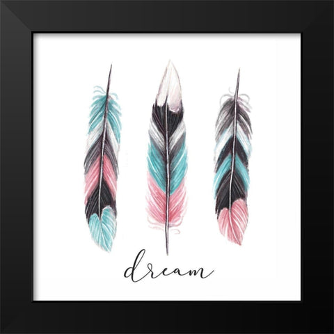 Dream Black Modern Wood Framed Art Print by Tyndall, Elizabeth