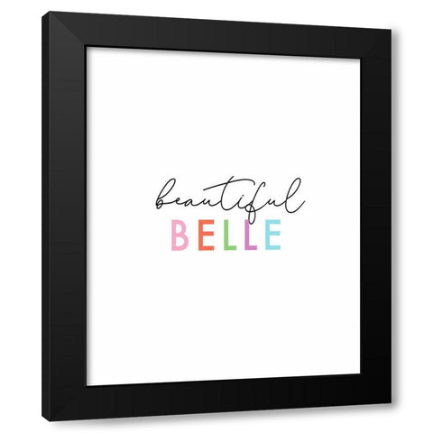 Beautiful Belle Black Modern Wood Framed Art Print with Double Matting by Tyndall, Elizabeth