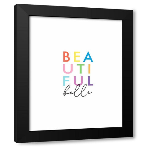 Beautiful Belle Black Modern Wood Framed Art Print with Double Matting by Tyndall, Elizabeth