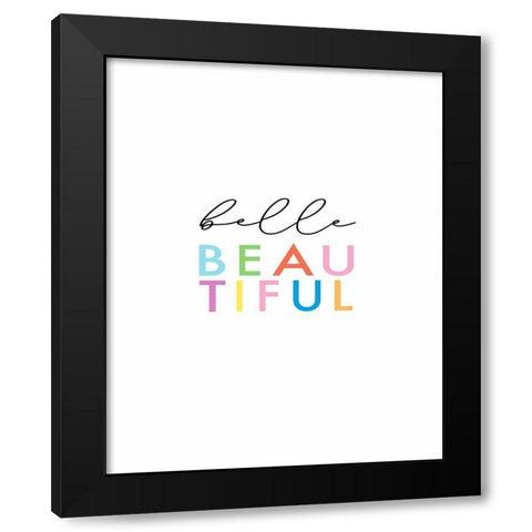 Beautiful Belle Black Modern Wood Framed Art Print by Tyndall, Elizabeth