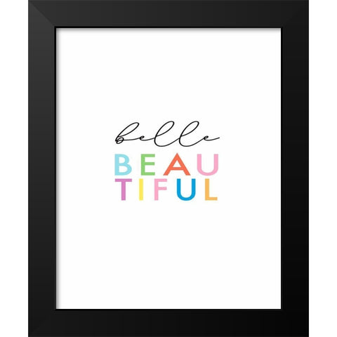 Beautiful Belle Black Modern Wood Framed Art Print by Tyndall, Elizabeth