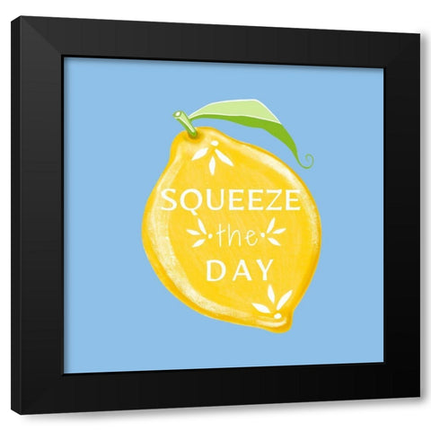 Squeeze the Day II Black Modern Wood Framed Art Print with Double Matting by Tyndall, Elizabeth