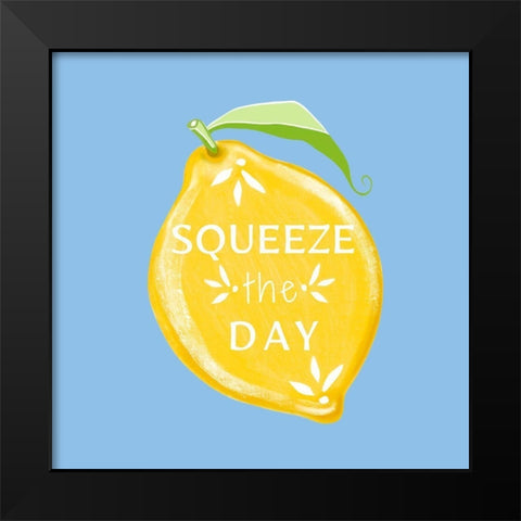 Squeeze the Day II Black Modern Wood Framed Art Print by Tyndall, Elizabeth