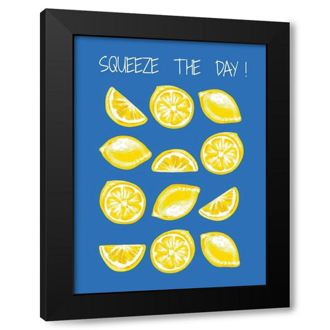 Squeeze the Day III Black Modern Wood Framed Art Print with Double Matting by Tyndall, Elizabeth