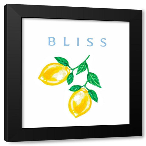 Bliss Black Modern Wood Framed Art Print by Tyndall, Elizabeth