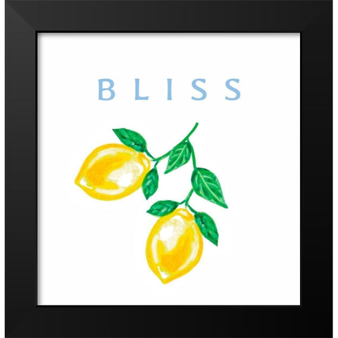 Bliss Black Modern Wood Framed Art Print by Tyndall, Elizabeth