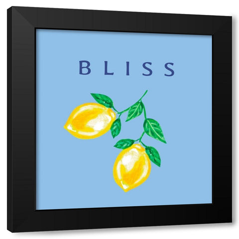 Bliss Black Modern Wood Framed Art Print with Double Matting by Tyndall, Elizabeth