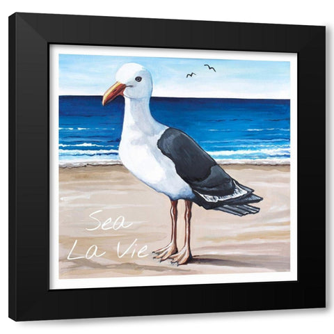 Sea La Vie Black Modern Wood Framed Art Print by Tyndall, Elizabeth