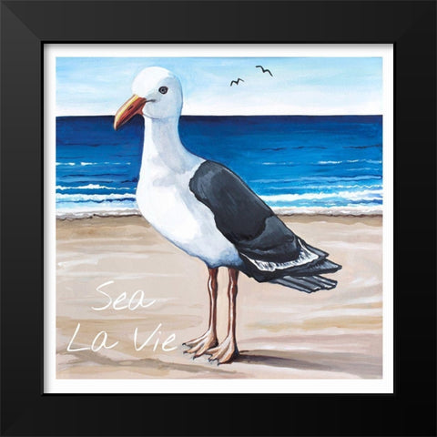 Sea La Vie Black Modern Wood Framed Art Print by Tyndall, Elizabeth