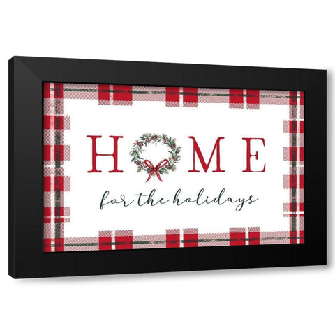 Home for the Holidays Black Modern Wood Framed Art Print with Double Matting by Tyndall, Elizabeth