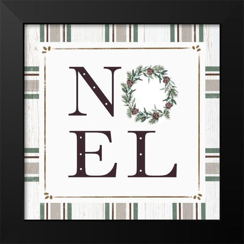 Noel Black Modern Wood Framed Art Print by Tyndall, Elizabeth