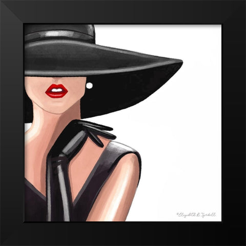 Fashion Black Modern Wood Framed Art Print by Tyndall, Elizabeth